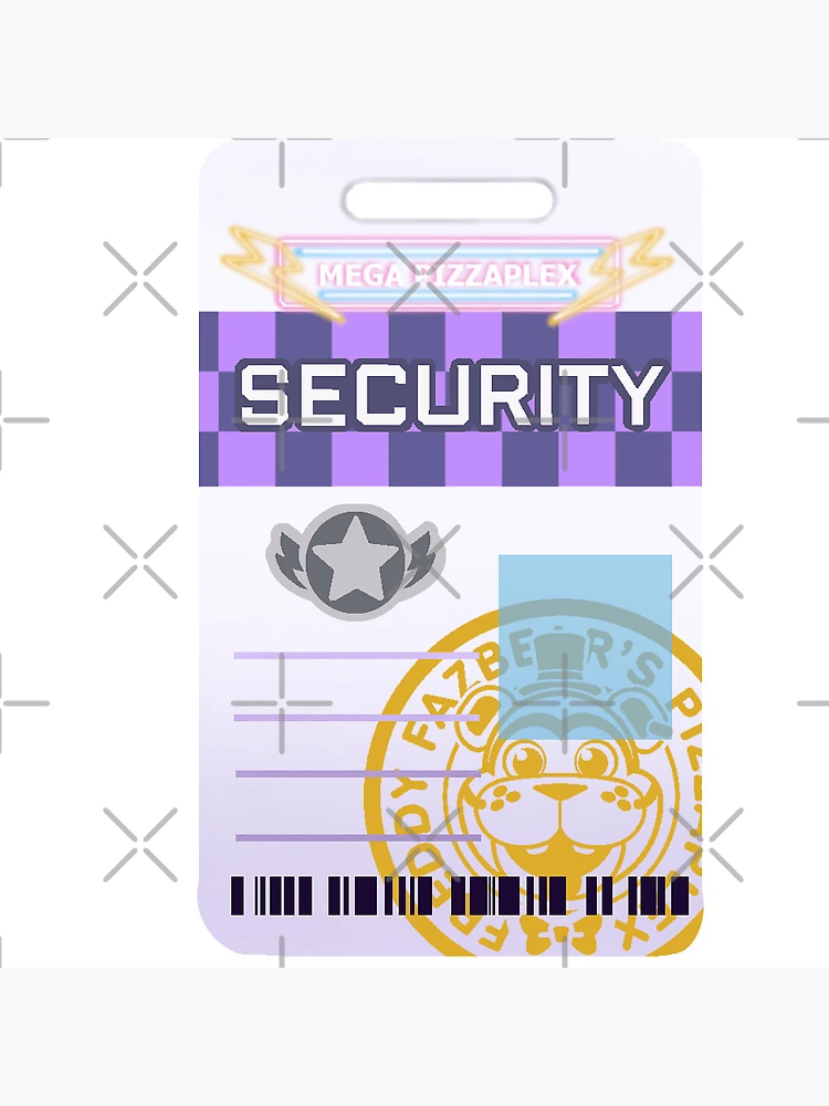 Five Nights at Freddy's Fredbear's Family Diner Security Badge Sticker for  Sale by pinjann