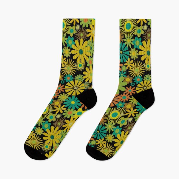 Item preview, Yellow Green Floral Dress  designed and sold by linagraphicart.