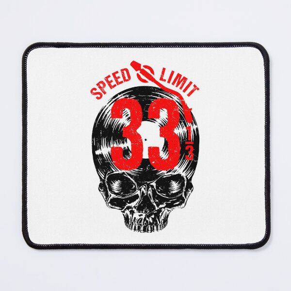 Item preview, 33 1/3 RPM Speed Limit Vinyl Record Collector Gothic Skull designed and sold by GrandeDuc.