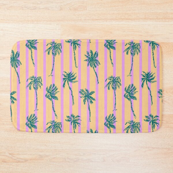 Item preview, Palm tree beach tropical pattern designed and sold by bokasin.