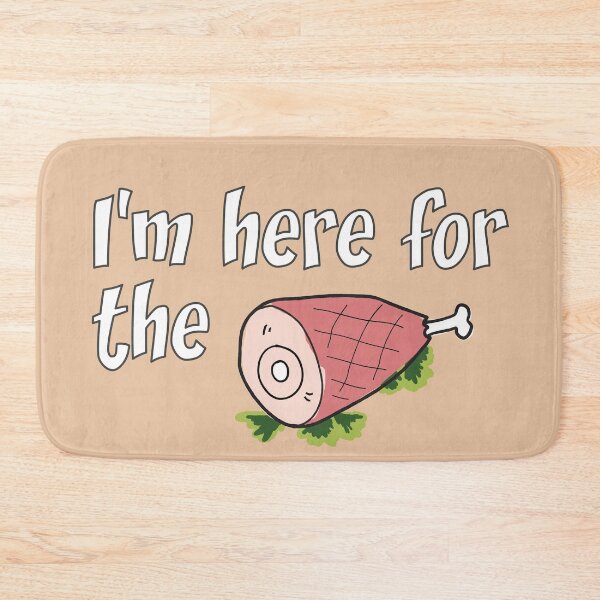 Item preview, I am here for the HAM: Funny Easter Quote designed and sold by Missing In Art.