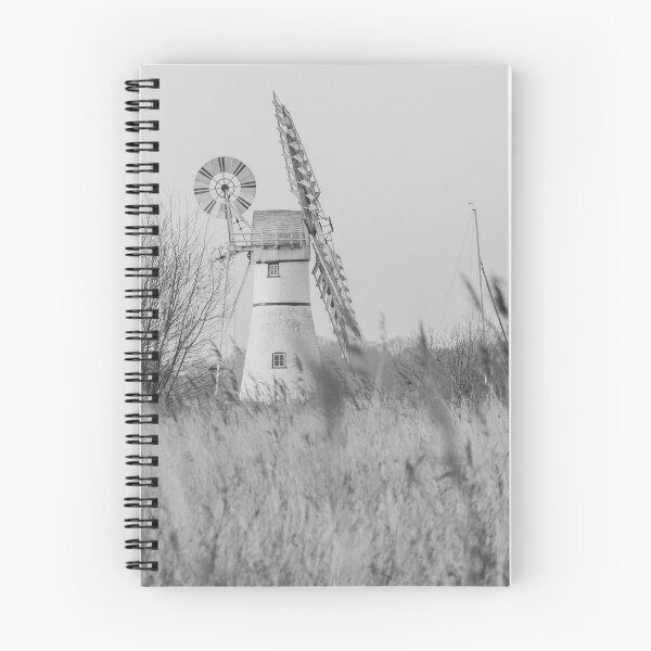 Item preview, Black and white Thurne Mill designed and sold by cdkphotos.