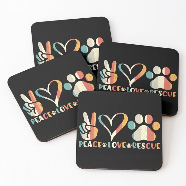 Item preview, Peace Love Rescue designed and sold by starsdesigns.