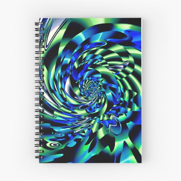Item preview, Green and Blue Psychedelic Chromatic Warp designed and sold by BigTexFunkadelic.