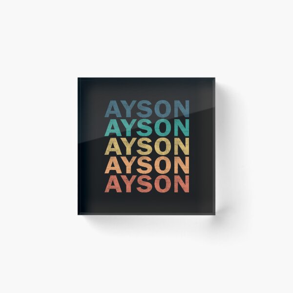 Item preview, Ayson Name T Shirt - Ayson Vintage Retro Name Gift Item Tee designed and sold by jazminprin.