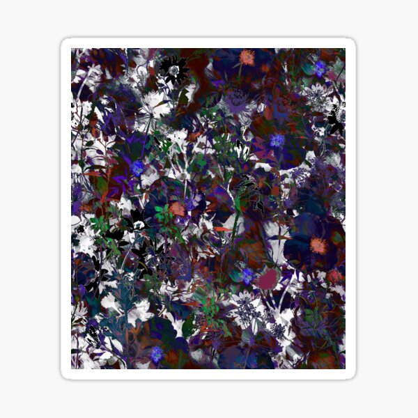 Floral Camouflage Sticker