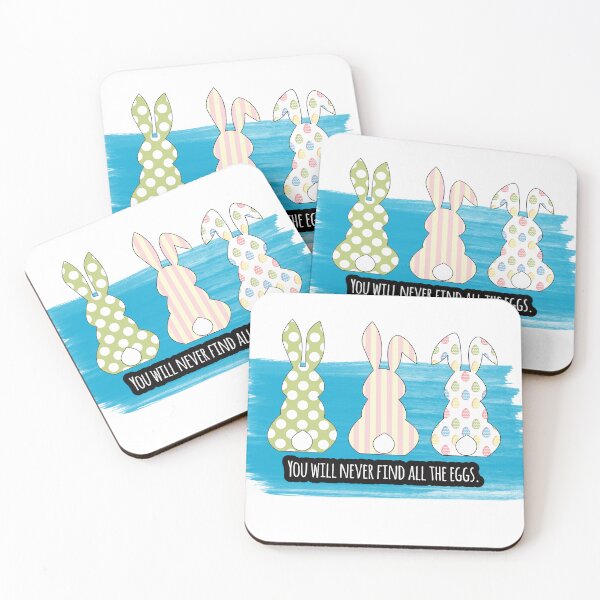 Item preview, You will never find all the Eggs - Funny Easter Quote designed and sold by Missing In Art.