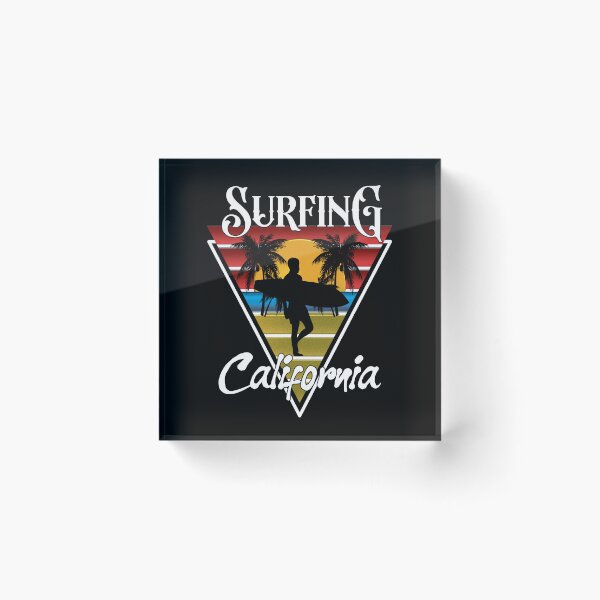 Item preview, Surfing Guy California Beaches Surf Cali Beach Bum designed and sold by CharJens.