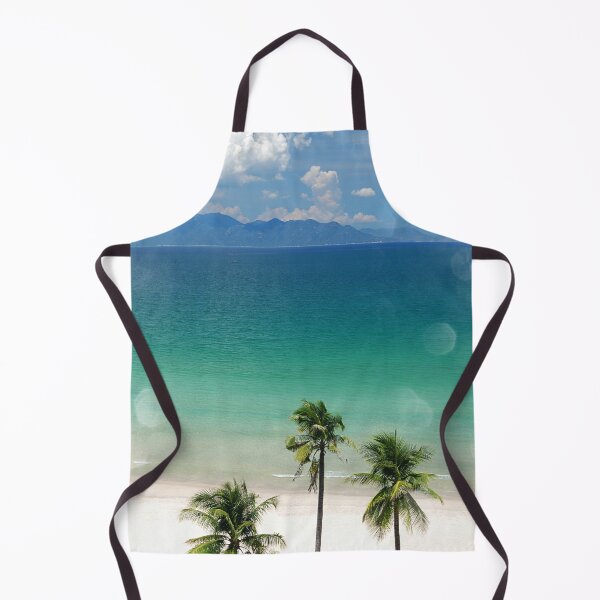 Item preview, Gorgeous Beach with Palm Trees designed and sold by hardscuffle.