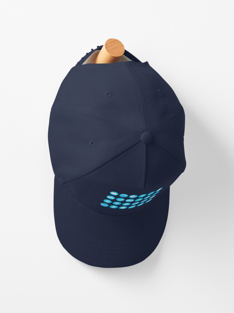 Alternate view of Modern Blue Icons Set Cap