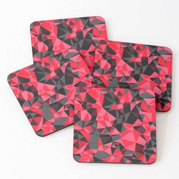 Item preview, Red and Black Geo Print designed and sold by BigTexFunkadelic.