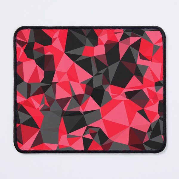 Item preview, Red and Black Geo Print designed and sold by BigTexFunkadelic.