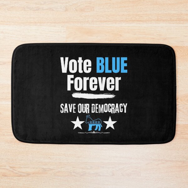 Item preview, Vote Blue Forever Save Our Democracy Text Design designed and sold by EarthArtDesigns.