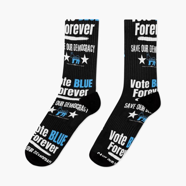 Item preview, Vote Blue Forever Save Our Democracy Text Design designed and sold by EarthArtDesigns.