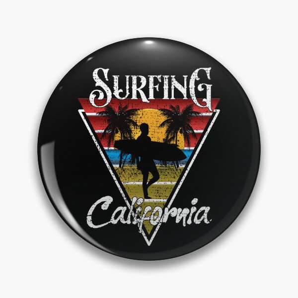 Item preview, Vintage Surfing Guy California Beaches Surf Cali Beach Bum designed and sold by CharJens.