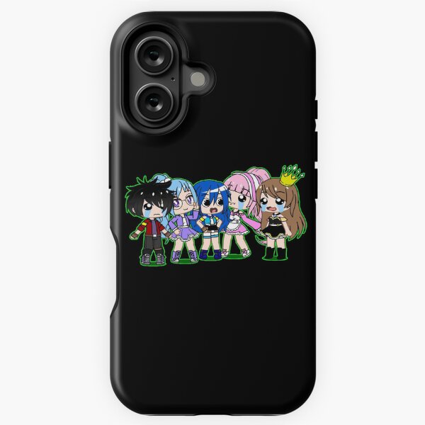 Vista previa del artículo con la obra «el grupo, Funneh Plushy en un scooter, itsfunneh», diseñado y vendido por Amelia-Nina.