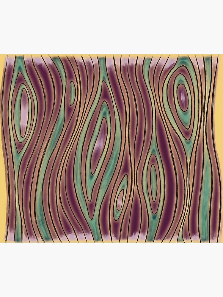 Thumbnail 5 of 5, Mouse Pad, Minimalist Illusion Magic Wood Knots designed and sold by BlazeraptorGirl.