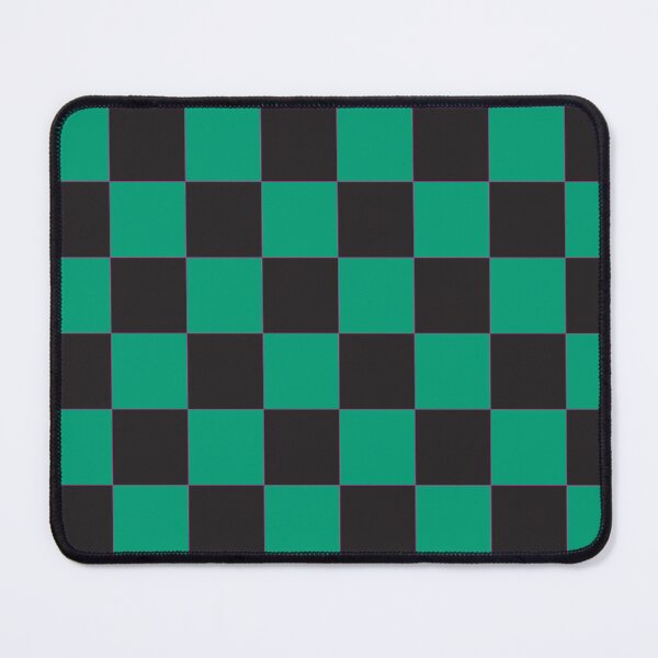 Item preview, Japanese Kimono Ichimatsu Pattern Green Black designed and sold by katrinaroman.
