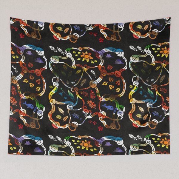 Item preview, Black pattern designed and sold by lisidza.