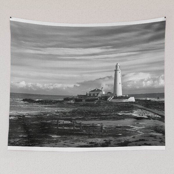Item preview, St Mary's Island in monochrome designed and sold by Violaman.
