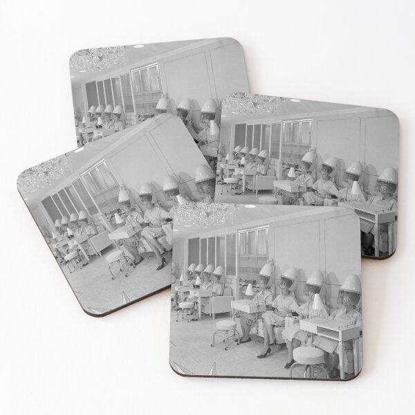 Item preview, Beauty Salon, Black and White Vintage Art designed and sold by vintagevivian.