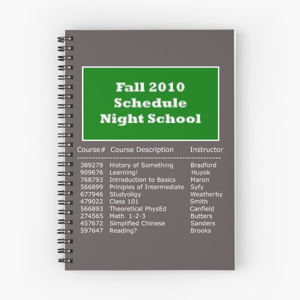 Item preview, NightSchool designed and sold by REDROCKETDINER.
