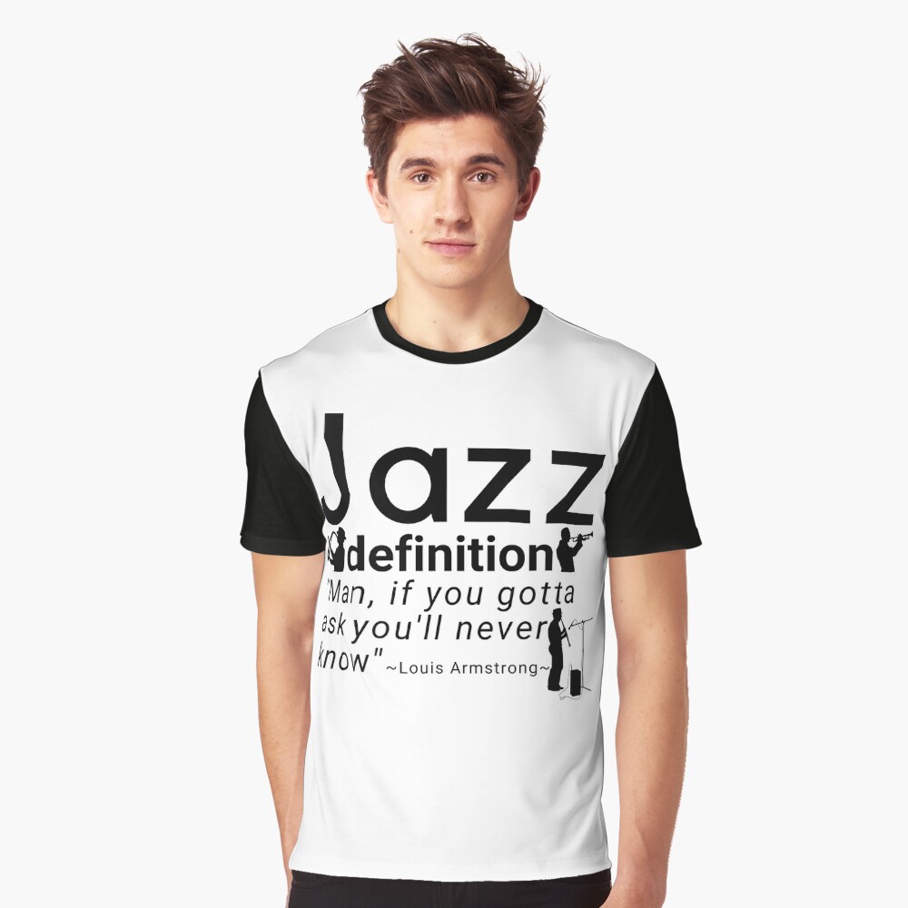 ShawnGMedia Louis Armstrong Jazz Music Short-Sleeve Unisex T-Shirt