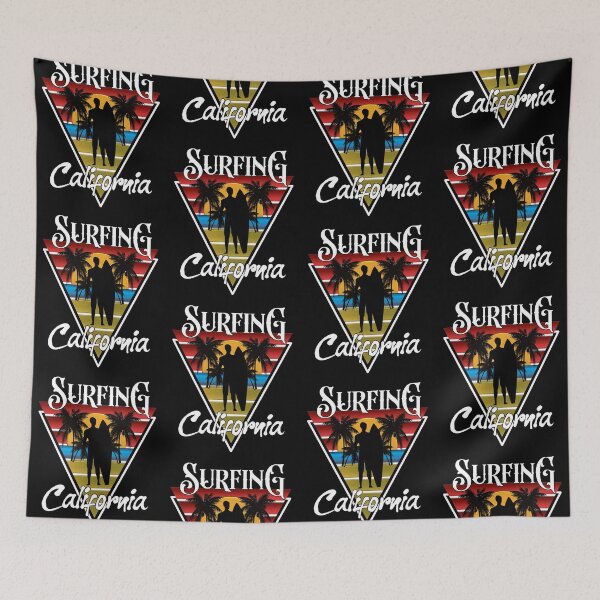 Item preview, Surfing Dude California Beaches Surf Cali Beach Bum designed and sold by CharJens.