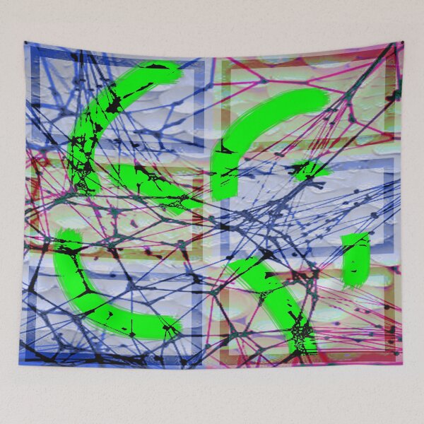 Item preview, Collage with connected lines designed and sold by Ellen Turner.