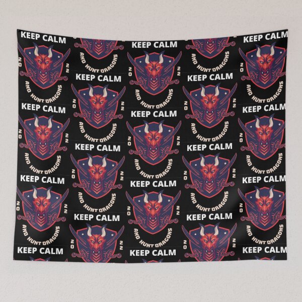 Item preview, Keep calm and hunt dragons designed and sold by Gill_Shop.