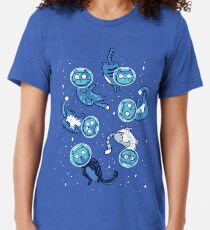 Galaxie Katzen Vintage T-Shirt