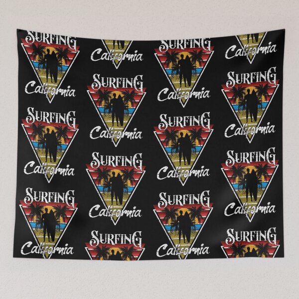 Item preview, Vintage Surfing Dude California Beaches Surf Cali Beach Bum designed and sold by CharJens.