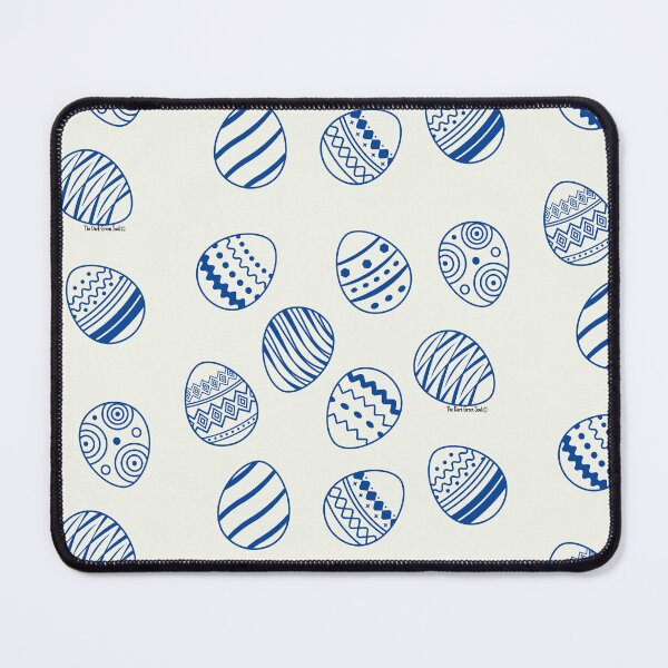 Item preview, Easter Egg Pattern - Navy Blue & Ivory designed and sold by DarkGreenSoul.