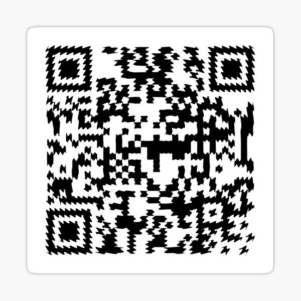 "Birds Are My Favourite Dinosaurs QR Code" Sticker by grafxbylisa