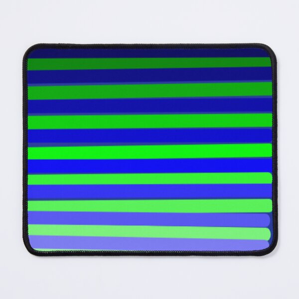 Item preview, Royal Blue n Lime Green Gradient Ombre Stripes Pattern designed and sold by DianeBP.