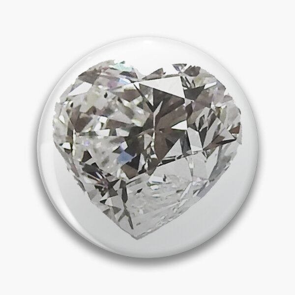 Item preview, Heart Diamond Love April Birthstone designed and sold by DigitalGemArt.