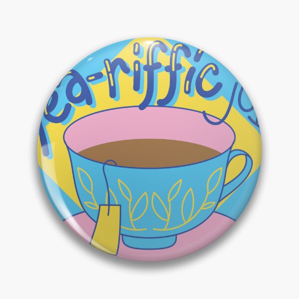 Artikelvorschau, „Tea-Riffic“ Retro-Design entworfen und verkauft von TrippyPosters.