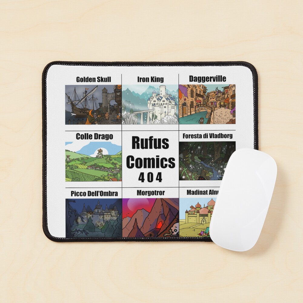 Item preview, Mouse Pad designed and sold by RufusComics.
