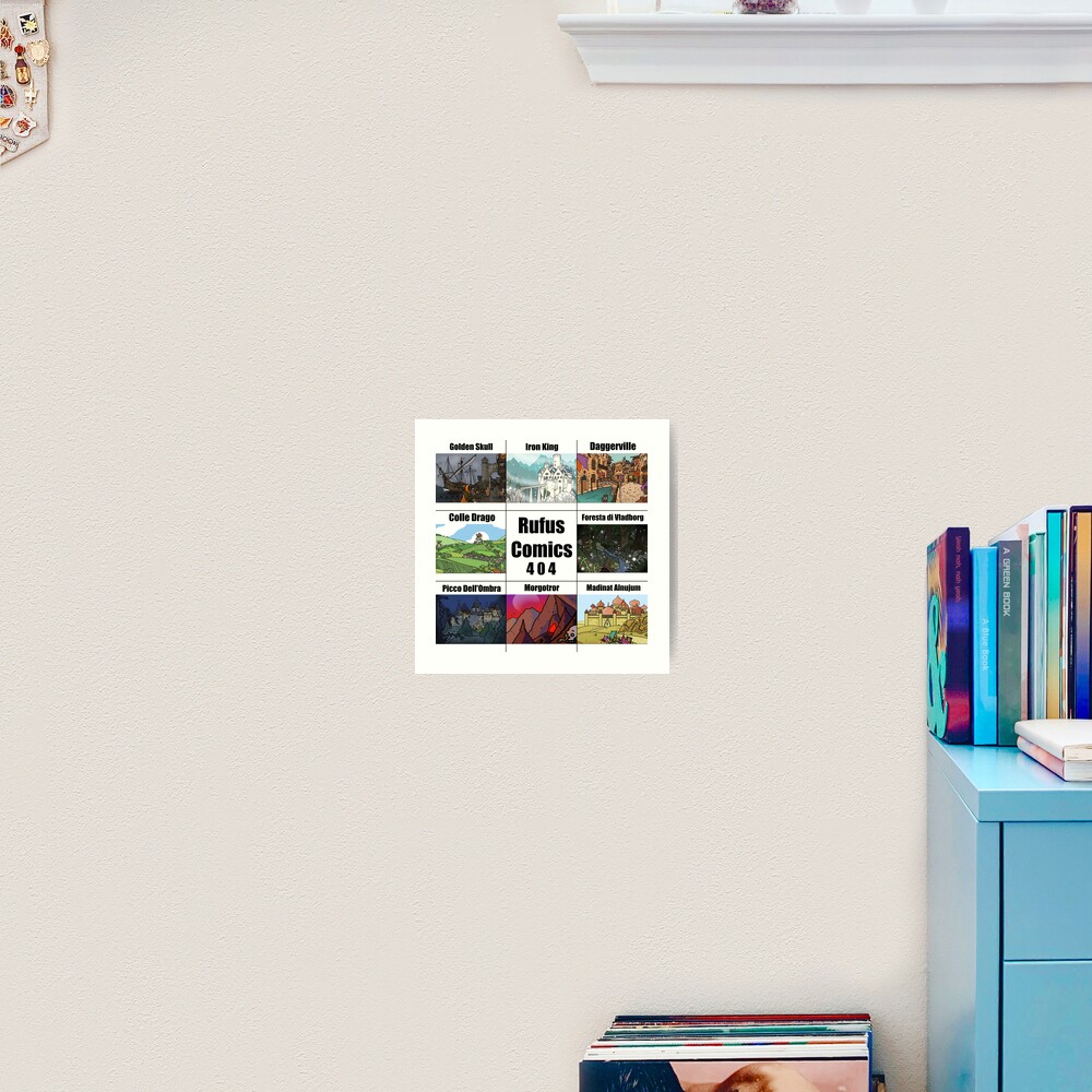 Item preview, Art Print designed and sold by RufusComics.
