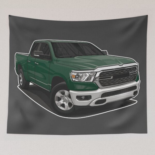 Item preview, Truck ram Green Special designed and sold by carvect-id.