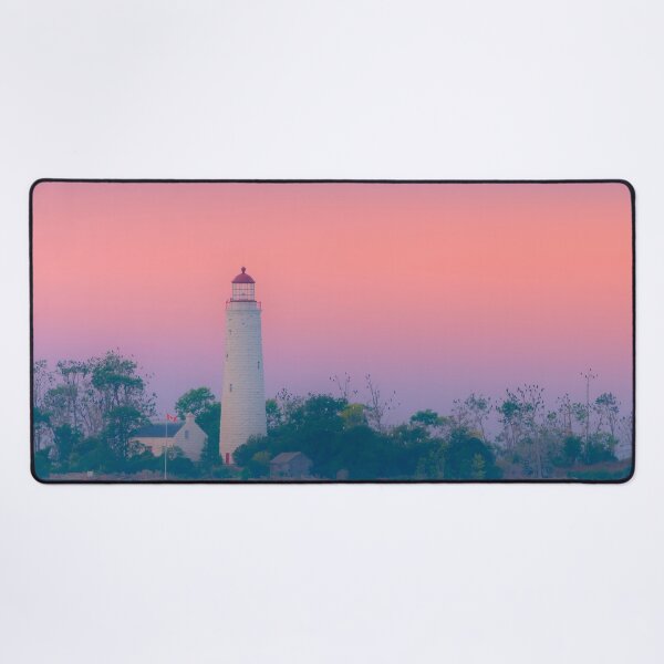 Item preview, Beautiful sunset with lighthouse and beach designed and sold by hardscuffle.