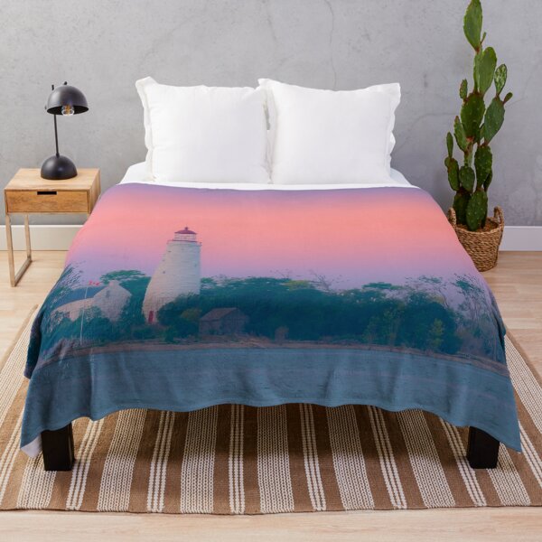 Item preview, Beautiful sunset with lighthouse and beach designed and sold by hardscuffle.