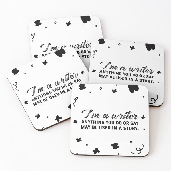 Item preview, I Am A Writer designed and sold by SwordsAndCharms.