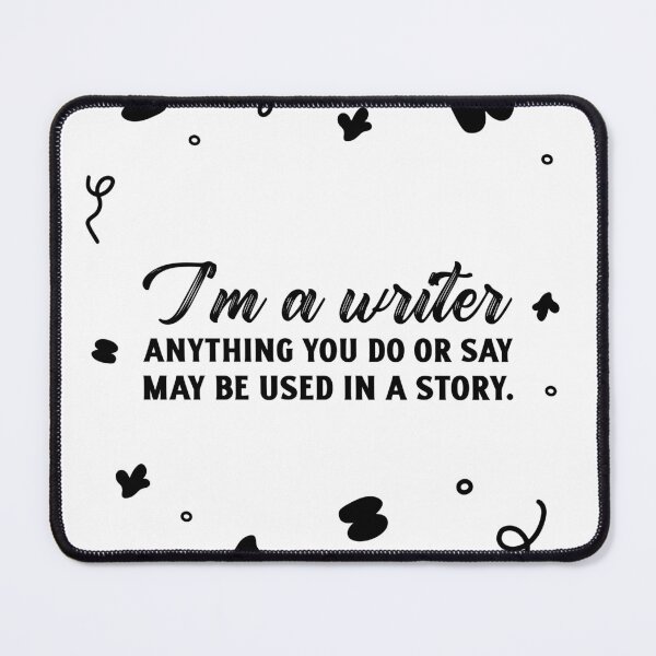 Item preview, I Am A Writer designed and sold by SwordsAndCharms.