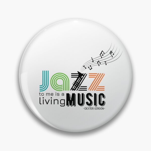 Item preview, Jazz To Me Is A Living Music - Dexter Gordon Quote designed and sold by Nancyanna.