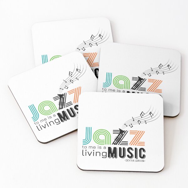 Item preview, Jazz To Me Is A Living Music - Dexter Gordon Quote designed and sold by Nancyanna.