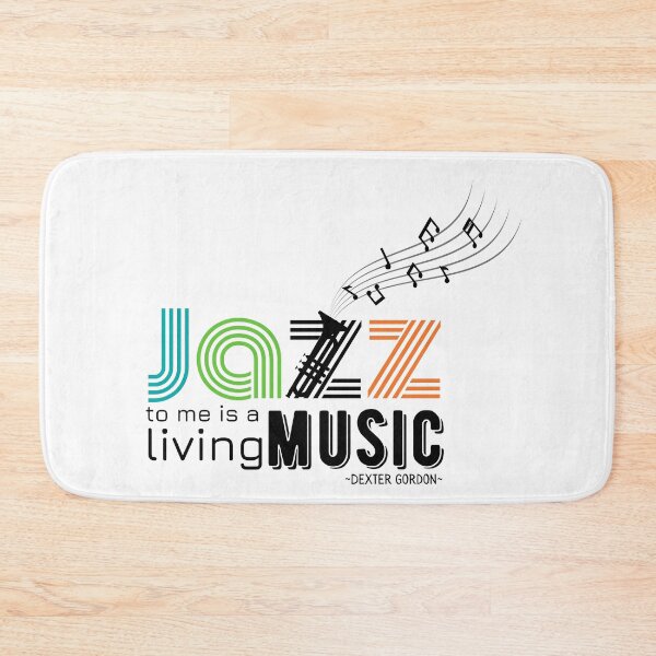 Item preview, Jazz To Me Is A Living Music - Dexter Gordon Quote designed and sold by Nancyanna.
