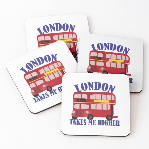Item preview, Funny London Double Decker Bus Cartoon Motto designed and sold by mytshirtfort.