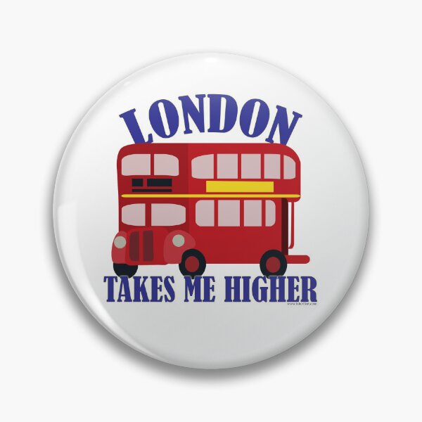 Item preview, Funny London Double Decker Bus Cartoon Motto designed and sold by mytshirtfort.