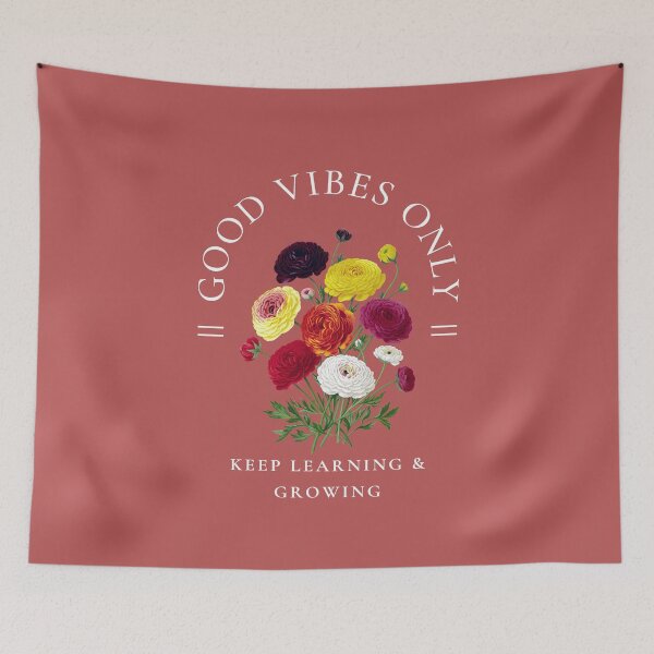 Item preview, Good Vibes Only Keep Growing and Learning designed and sold by SocialLook.